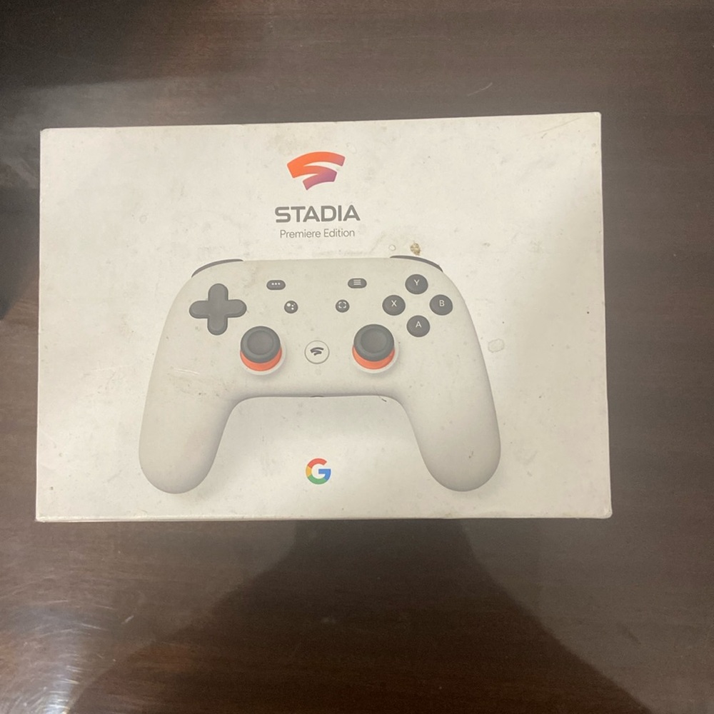 Google Stadia Premiere Edition Controller- Clearly White